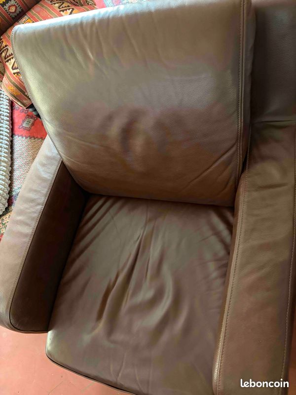 Fauteuil club cuir (image 5)