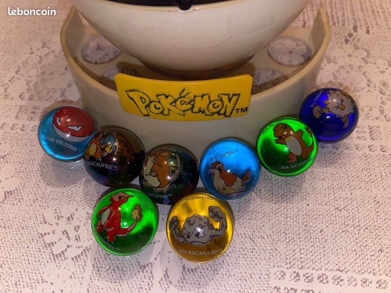 POKEBALL - Lanceur de billes #06 DRACAUFEU avec 8 billes POKEMON (image 7)