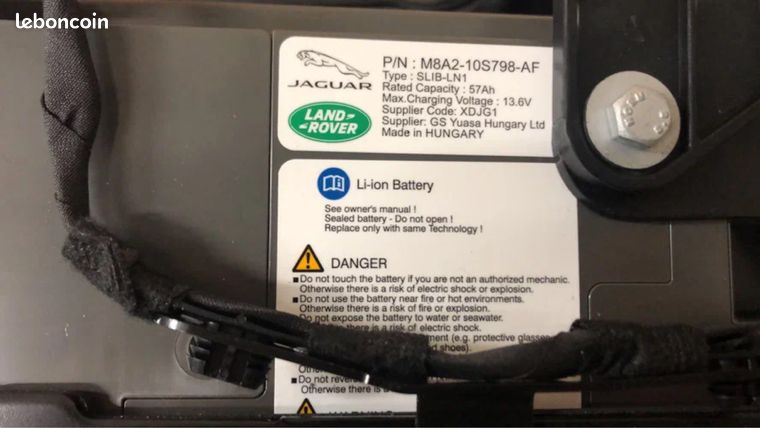 BatterieLi-ionLandRoverM8A210S798AGM8A210S798ACM8A210S798AHLR139408