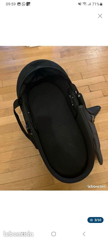 Nacelle Babyzen noire pour yoyo (image 3)