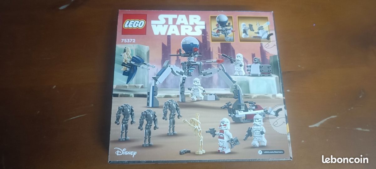 Lego star wars 75372 clone trooper & battle droid battle neuf et scellé (image 2)