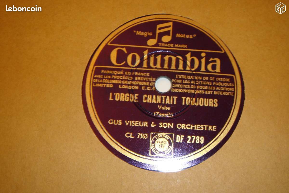 78T. GUS VISEUR -- L'Orgue chantait Toujours (image 2)
