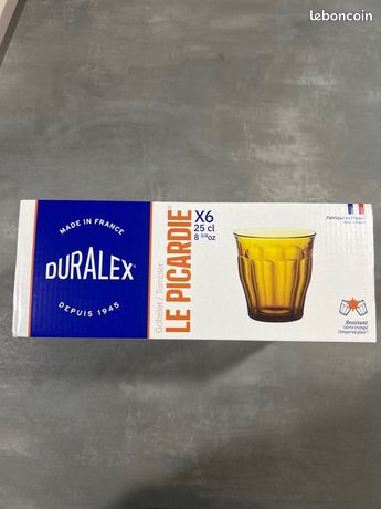 Assiettes Duralex Picardie Transparentes - Lot De 12 - Verre Trempé - Neuves
