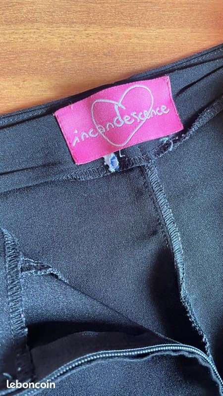 Pantalon fluide noir fille 14 ans Vêtements - Main Image