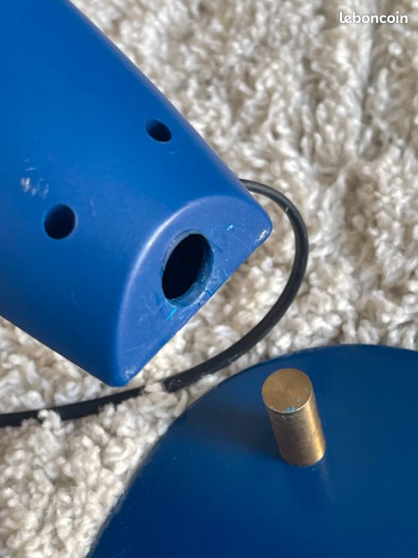 Grande lampe bleue cobra Manade made in France, rare dans cette couleur (image 8)