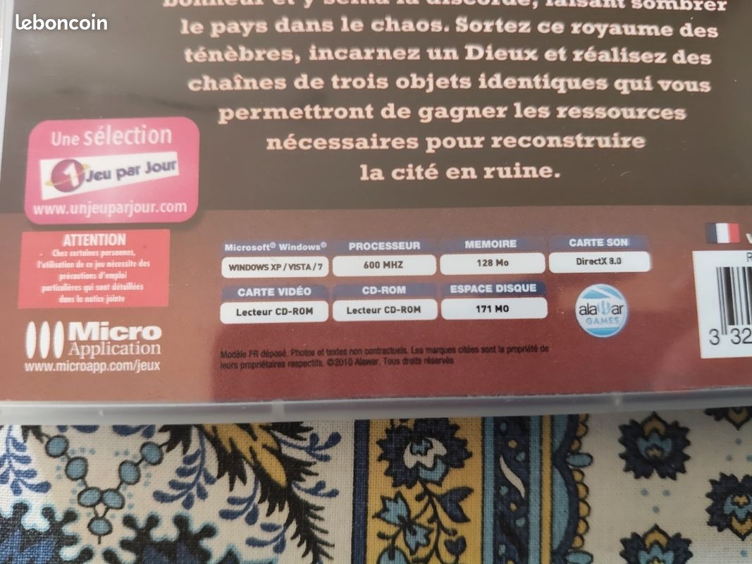 Fate Of Hellas Sur PC – Version Française Complète Avec Notice – Bon état