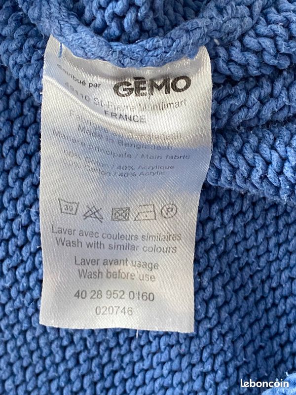 Pull Gemo taille L (image 4)