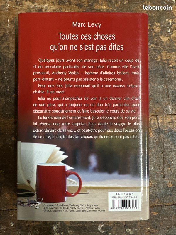 Toutes ces choses qu’on ne s’est pas dites (Marc Levy) (image 2)