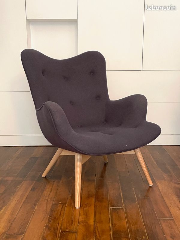 Fauteuil & repose pied kare design (image 2)