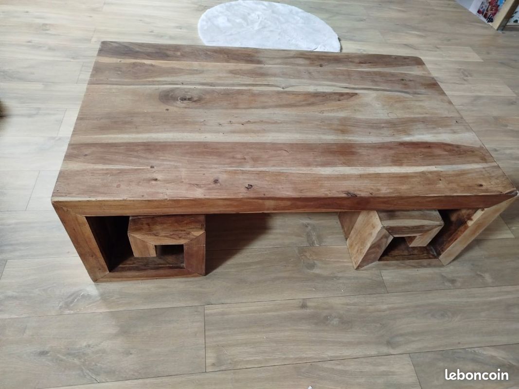 Table basse en chêne (image 2)