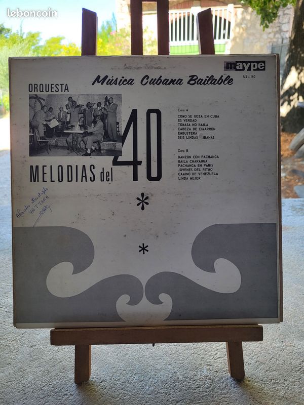 Orquesta Melodias Del 40 – Música Cubana Bailable (Salsa) RARE LP 12" US 196? (image 2)