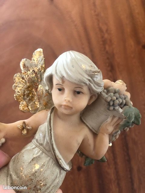 Ensemble D’anges Baroque – Sculpture Murale Putti En Polystéine – Figurine Style Antique