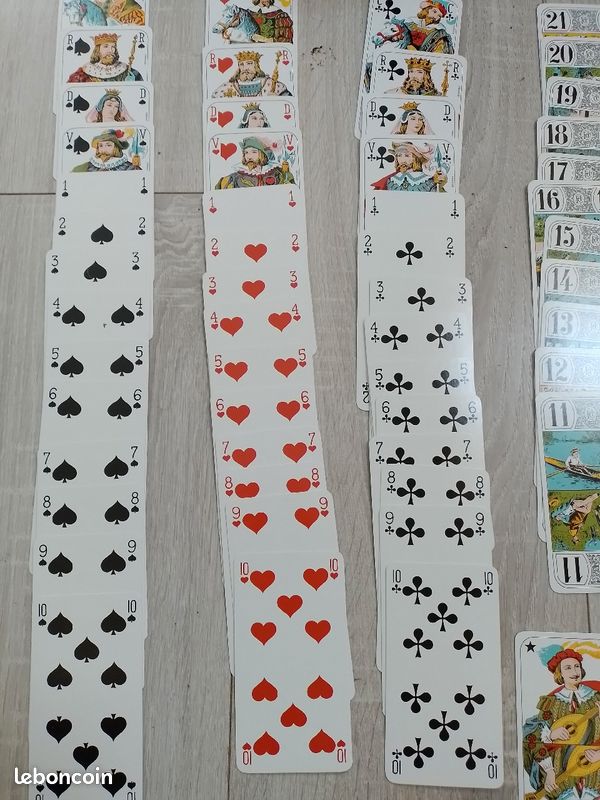 Jeu de Tarot Trident Bi énergie Héron complet bon état (image 5)
