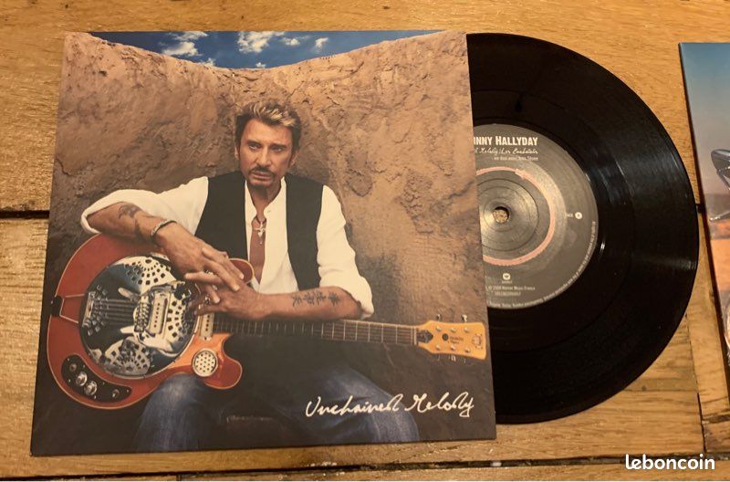 Coffret Johnny Hallyday 3 vinyles et photos (image 3)