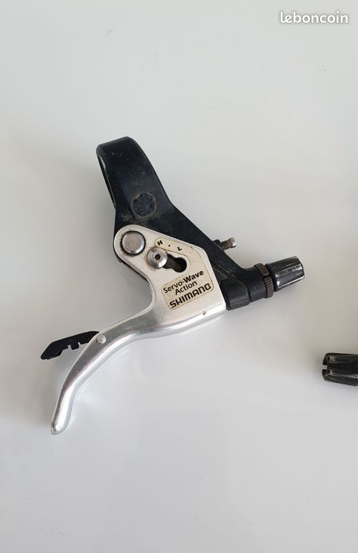 Paire De Leviers De Frein Shimano 600 Vintage BL-6401 – Pour Vélo Course, Guidon Course, Aluminium Gris