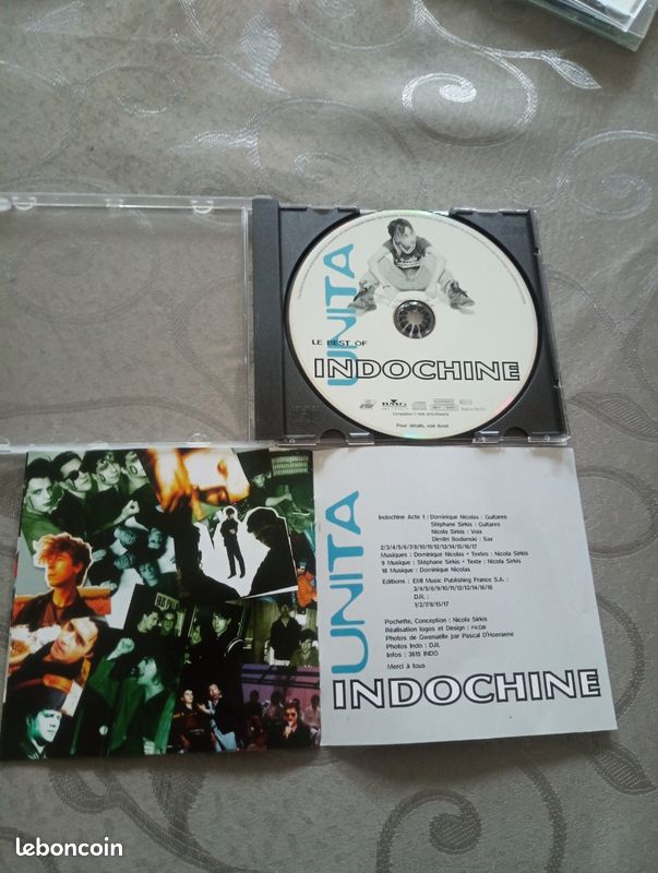 CD, INDOCHINE,UNITA le best of, état neuf (image 9)