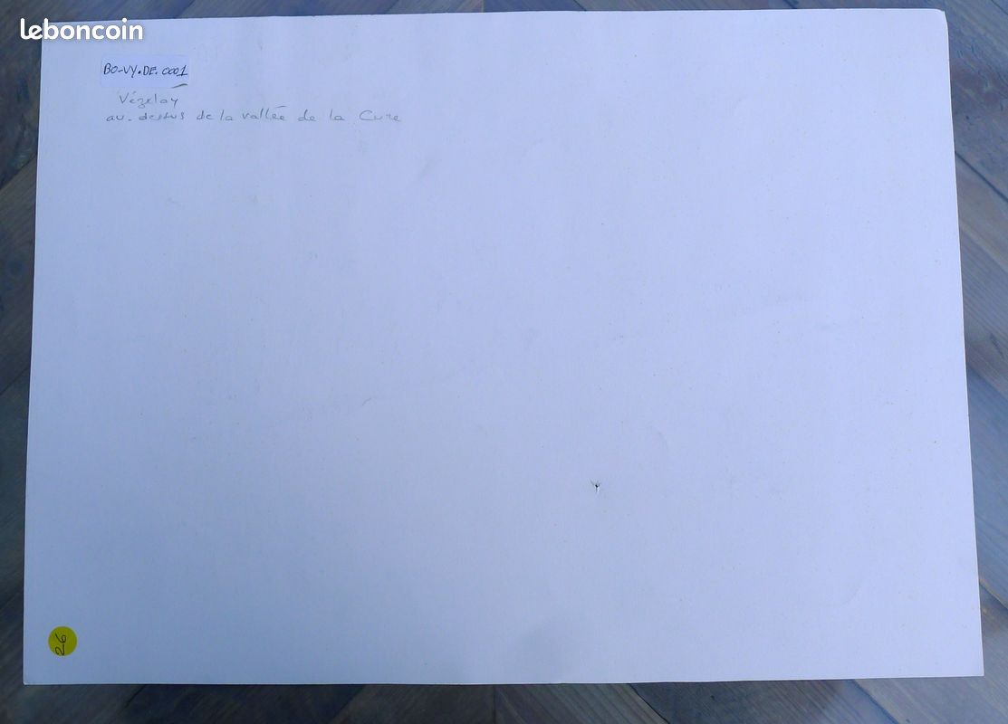 Dessin original à la pierre noire par Jean Villette (1913-2005) (image 5)
