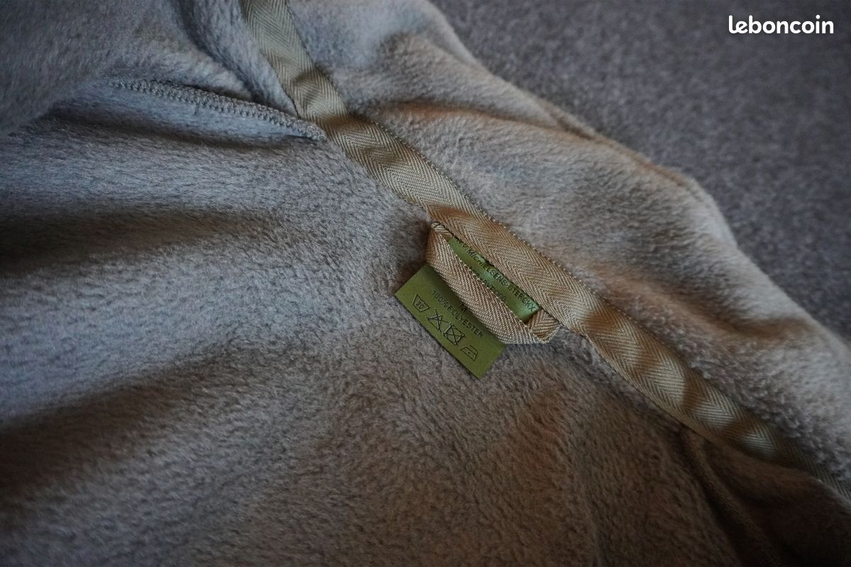 Veste Polaire Militaire - Couleur Kaki / Coyote - Taille M - Surplus Belge ABL (image 5)