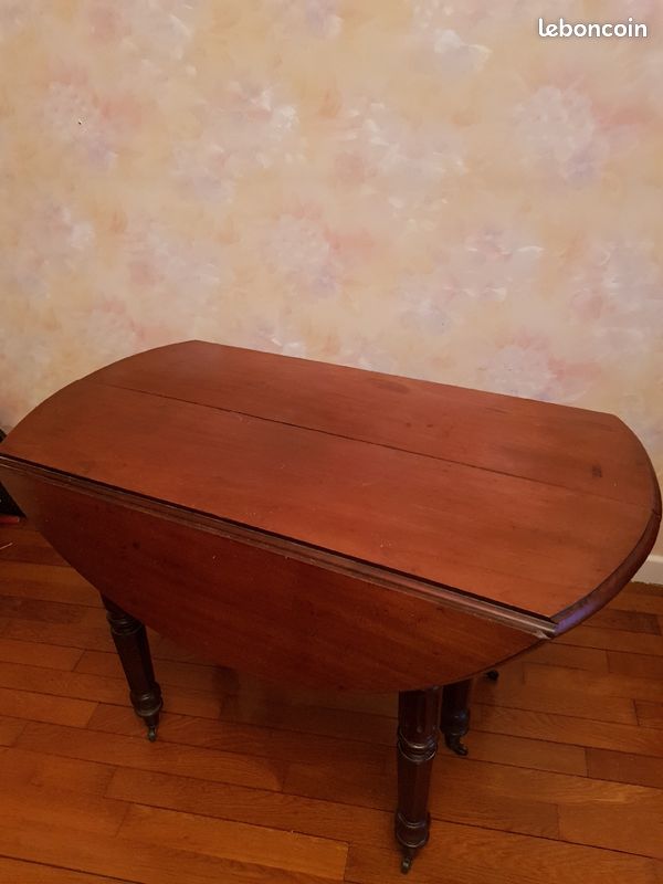 Table 6 pieds acajou (image 2)