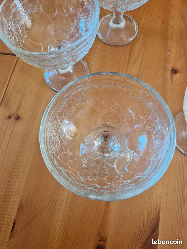 Lot de 5 Coupes à Glaces en très bon état (image 2)