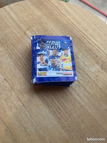 Collection cartes panini football: au plus près des bleus - à