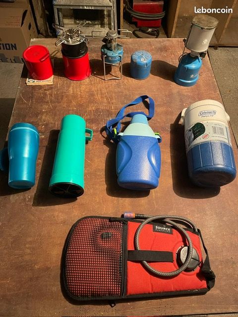 Lampe à Gaz Camping – Vintage – En Bon état De Fonctionnement