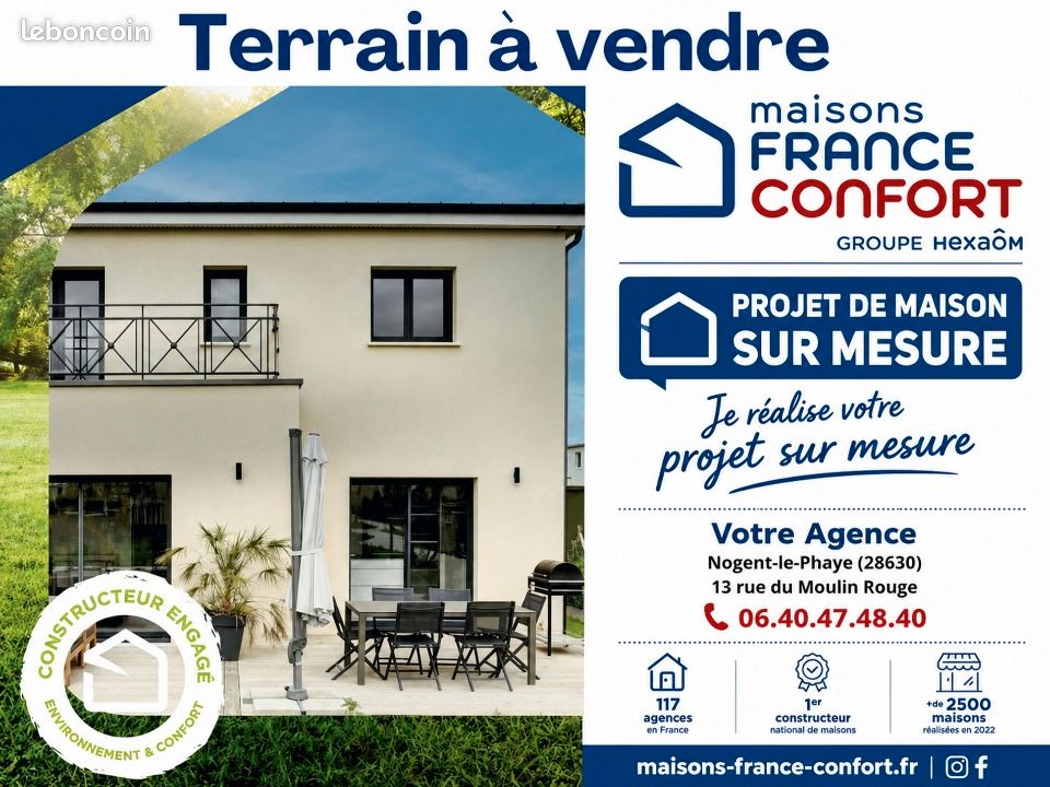 Terrain 648 m² Chartres · 97 200 €