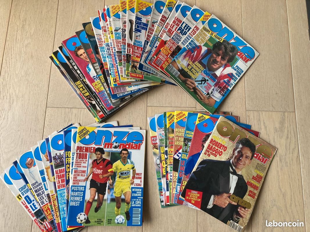 MAGAZINE FOOTBALL ONZE MONDIAL ONZE D'OR 1996