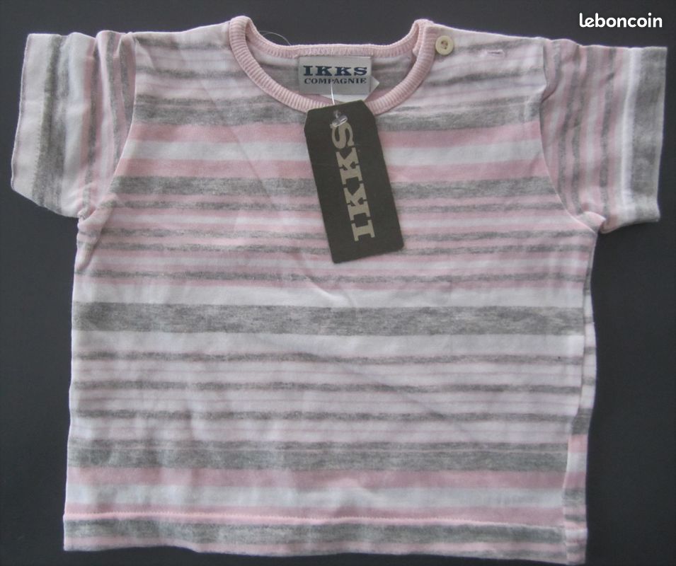 Tee shirt Ikks 6 mois neuf avec étiquette (image 1)