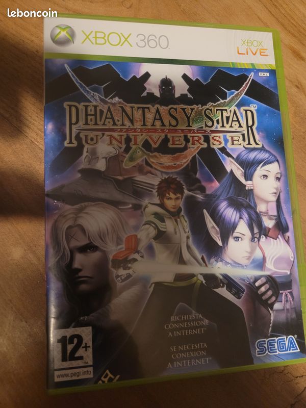 Jeu Phantasy Star Universe - Xbox 360 - Version PAL FR (française) - Très Bon état