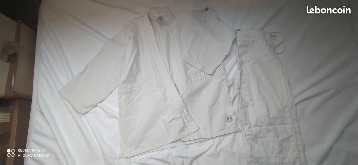 Ensemble veste et pantalons Judo Domyos taille 170 cm (image 2)