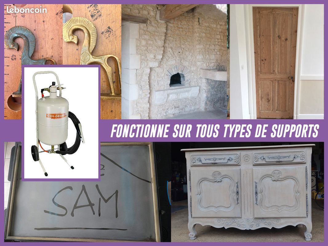 Sableuse C2M ECO – Durable et Compacte – Bois Métal Pierre (image 5)