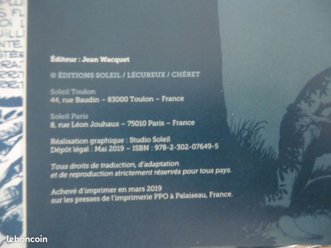 Gros album BD Rahan intégrale verte Tome 9 TBE 1er edtion (image 5)