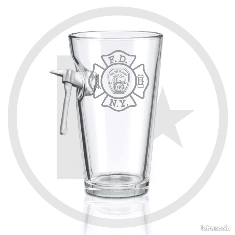 Lot verre collector FDNY + autocollant (image 9)