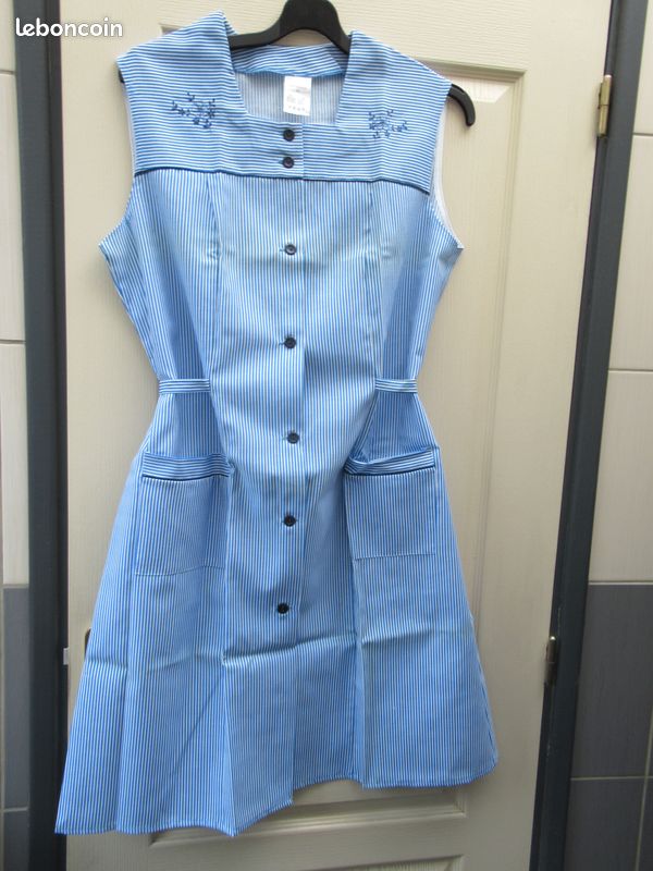 Blouse En Lin Mélangé à Encolure Carrée Et Sans Manches, Bleu Foncé