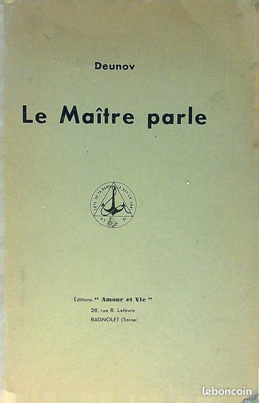 Le Maître parle - La parole de l'auguste fraternité universelle. Peter Deunov (image 1)