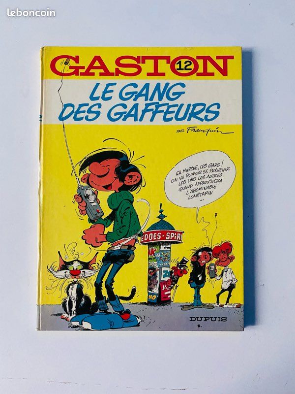 BD Gaston Lagaffe 12 - EO 1974 - Le gang des gaffeurs (image 1)