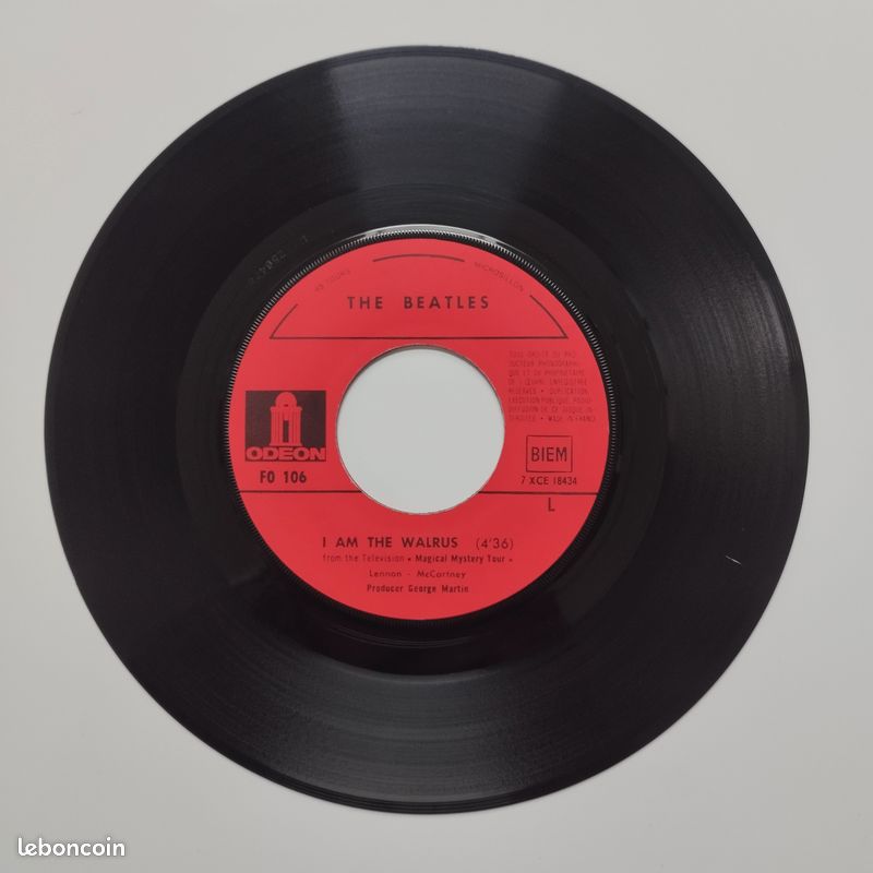 Disque vinyle The Beatles Hello, Goodbye 7" (sortie 1967) (image 4)