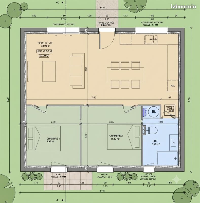 Maison 90 m² · à Romagné · 90 m² · 157 230 €