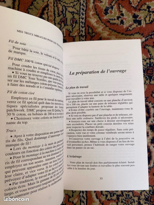Livre mes trucs miracles pour les travaux d’aiguille d’Anne-Marie Peysson (image 6)