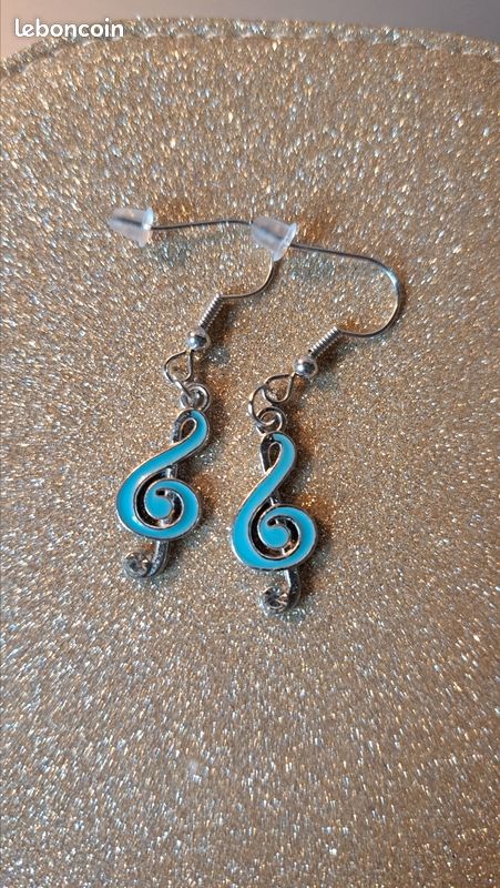 Boucles d'oreilles note de musique 🎵 (image 1)