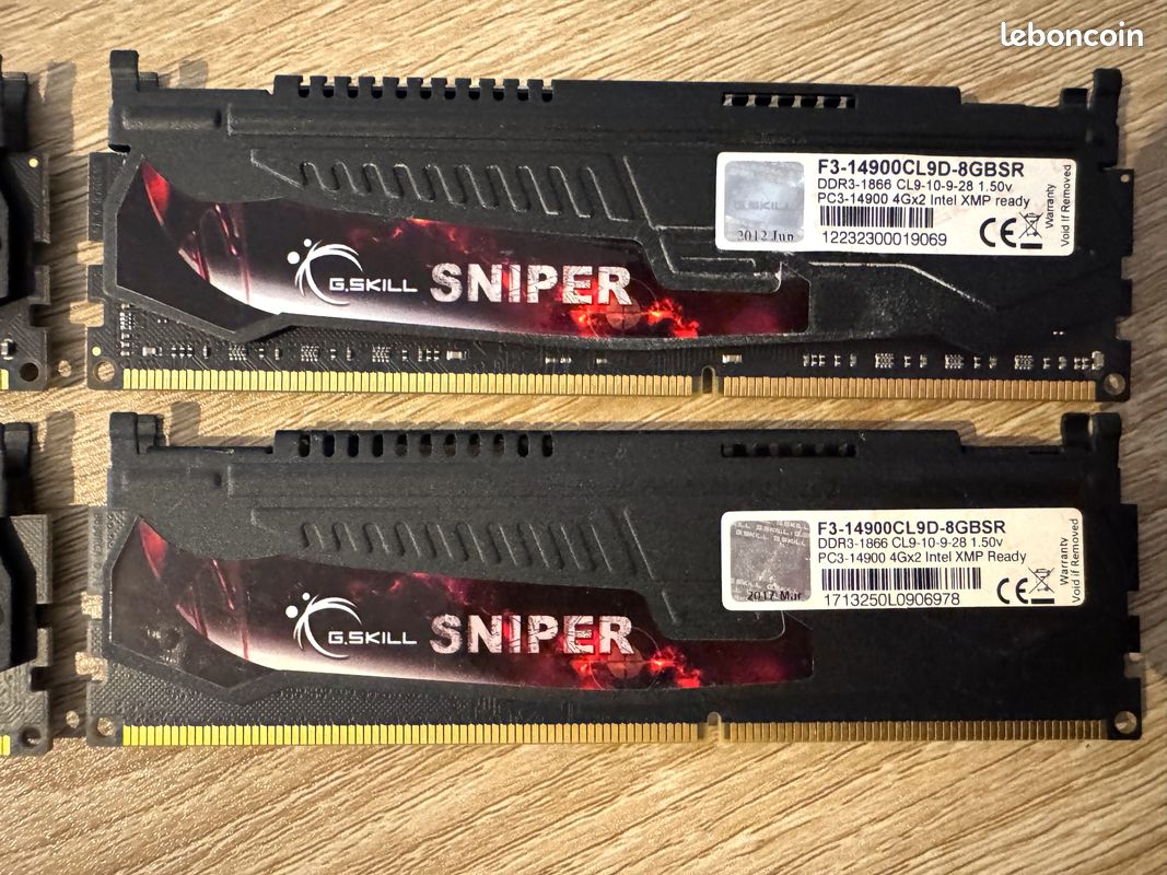 Mémoire RAM / G.SKILL SNIPER - DDR3 16Go (image 3)