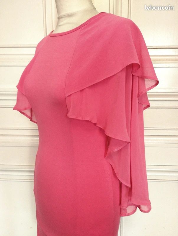 River Island Robe Ceremonie Soirée Cape Mousseline TM (image 6)