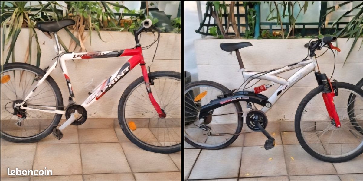 Lot 2 vélos VTT à restaurer (image 1)