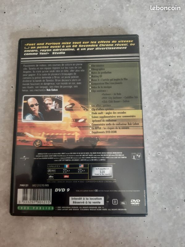 DVD fast ans furious (image 2)