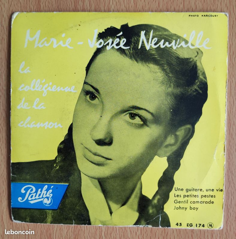 Disque 45t : Marie-Josée Neuville – Une Guitare, Une Vie (image 1)