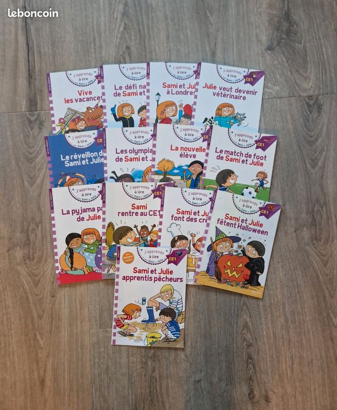 Lot de 12 livres sami et julie ce1 (image 1)