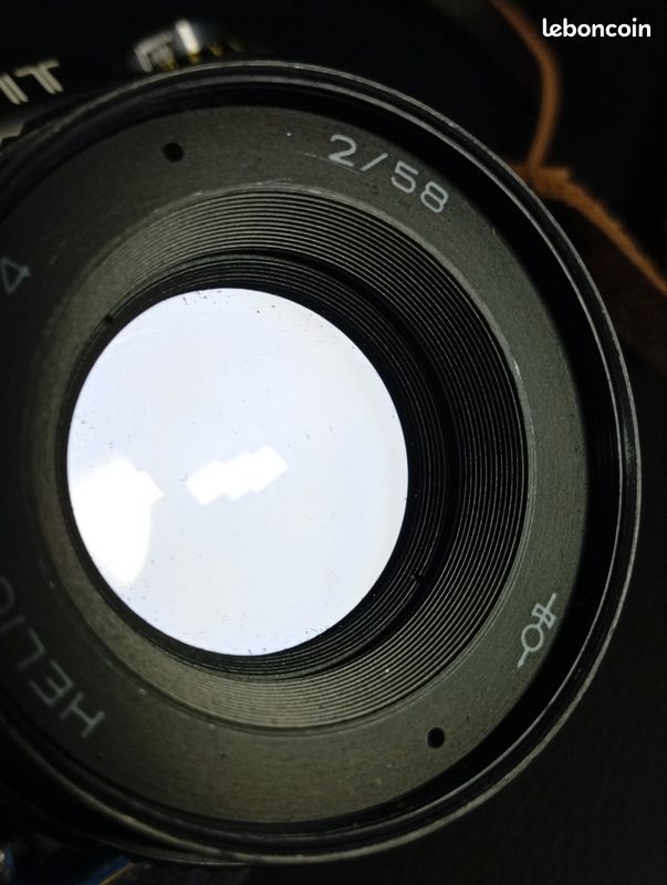 Appareil photo argentique vintage Zenit 11 avec étui cuir original – 35 mm SLR URSS (image 13)
