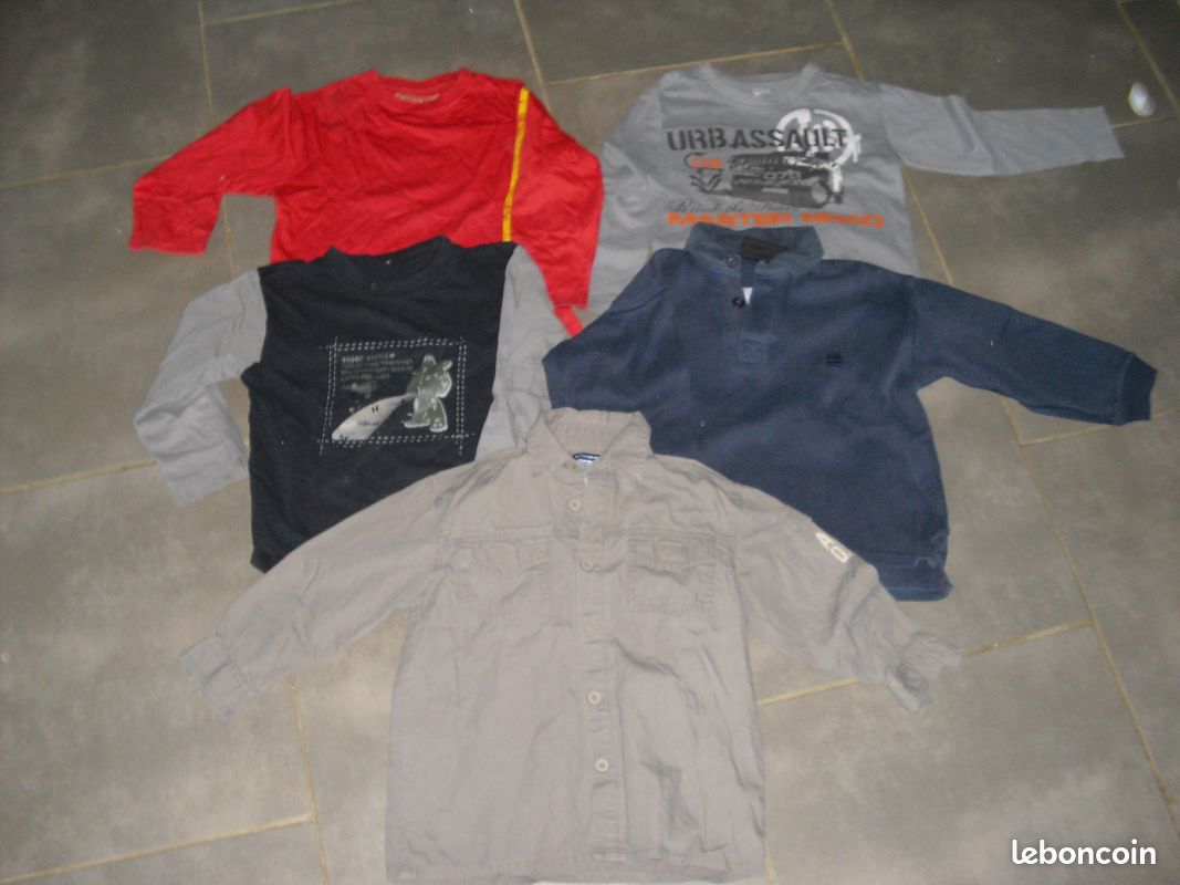 Lot de 5 hauts manches longues (image 1)