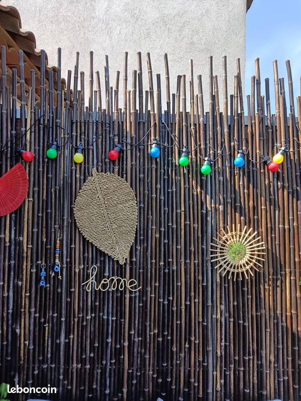 Bordure bambou canisse jardin – Clôture décorative (image 3)
